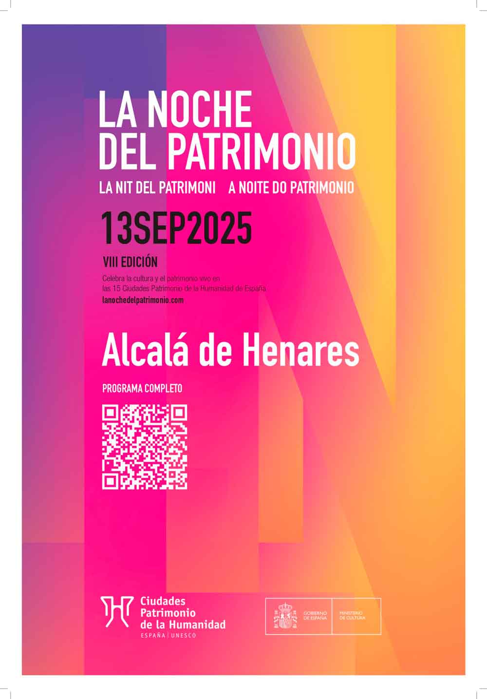 INFOALCALAINA LA NOCHE DEL PATRIMONIO 2025 ALCALA DE HENARES