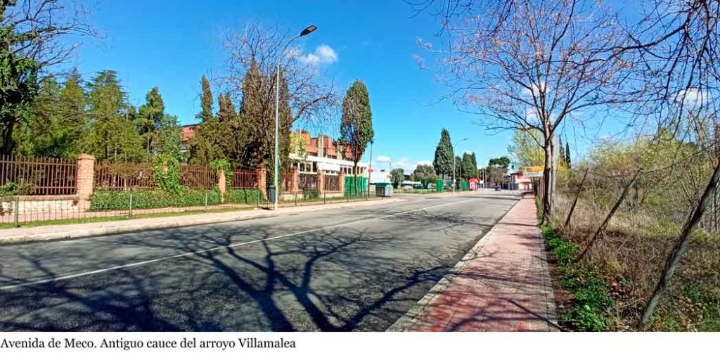 InfoAlcalaina-Blog-de-Complumiradas-4 Avenida de Meco antiguo cauce del Villamalea