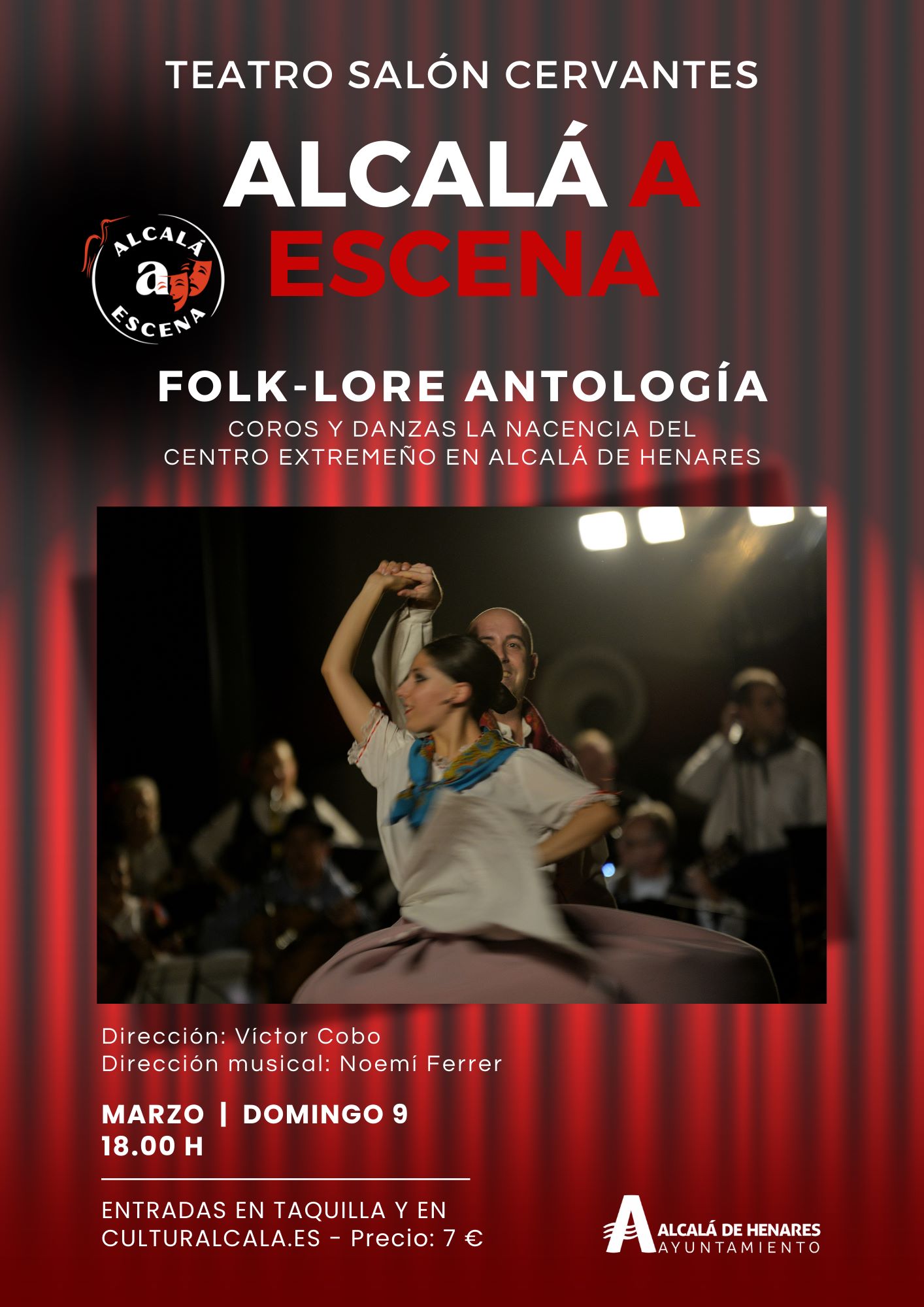 infoalcalaina Teatro Salón Cervantes FOLK-LORE ANTOLOGÍA