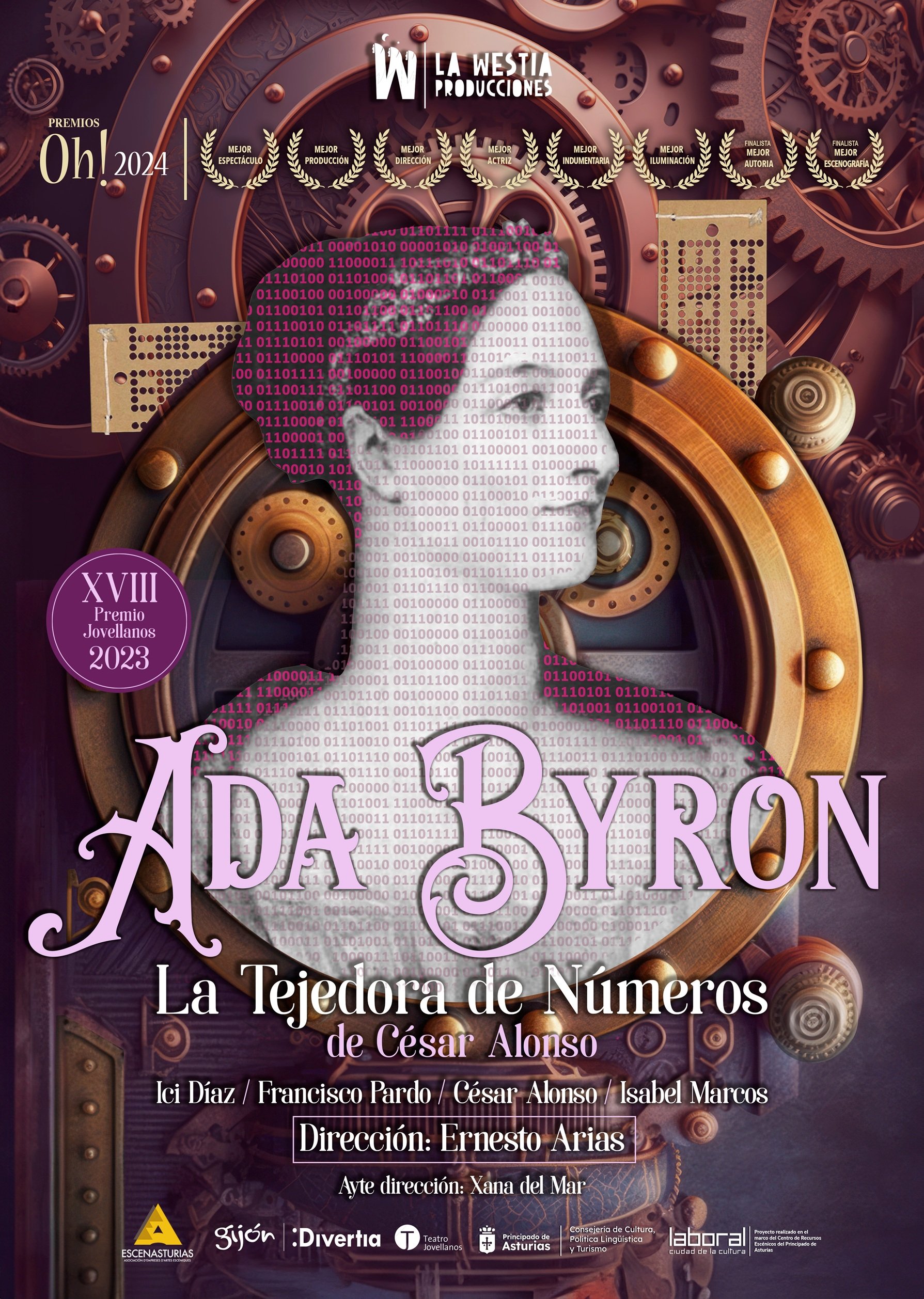 infoalcalaina Teatro Salón Cervantes LA TEJEDORA DE NÚMEROS