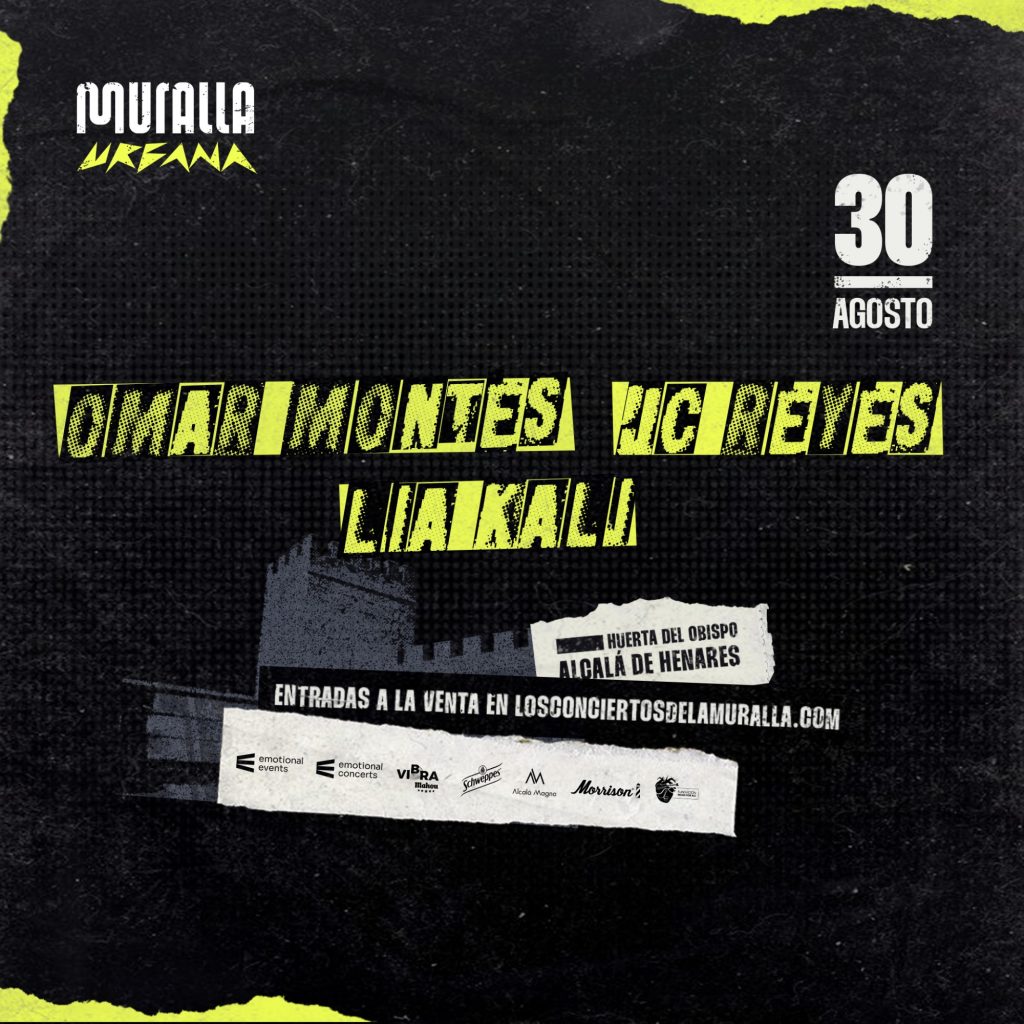 infoalcalaina conciertos de la muralla 2024 Omar Montes JC Reyes Lia Kali